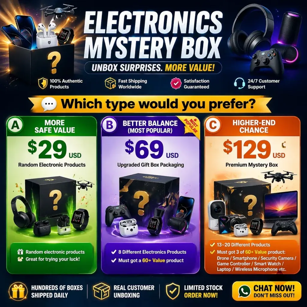 electronics mystery box price options