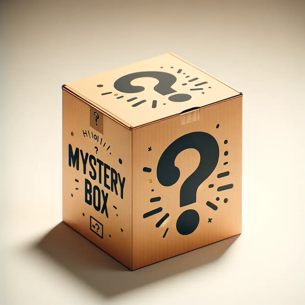 kraft minimal mystery box cube