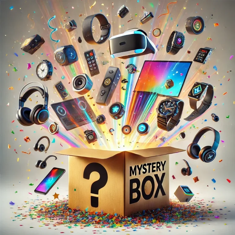 kraft mystery box electronics burst