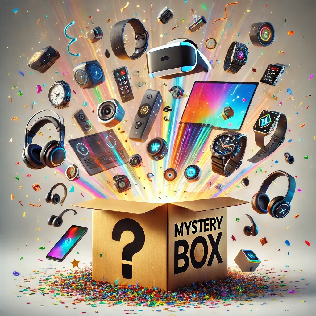 kraft mystery box electronics burst