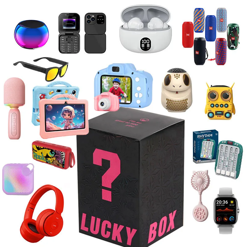 lucky box black kids electronics