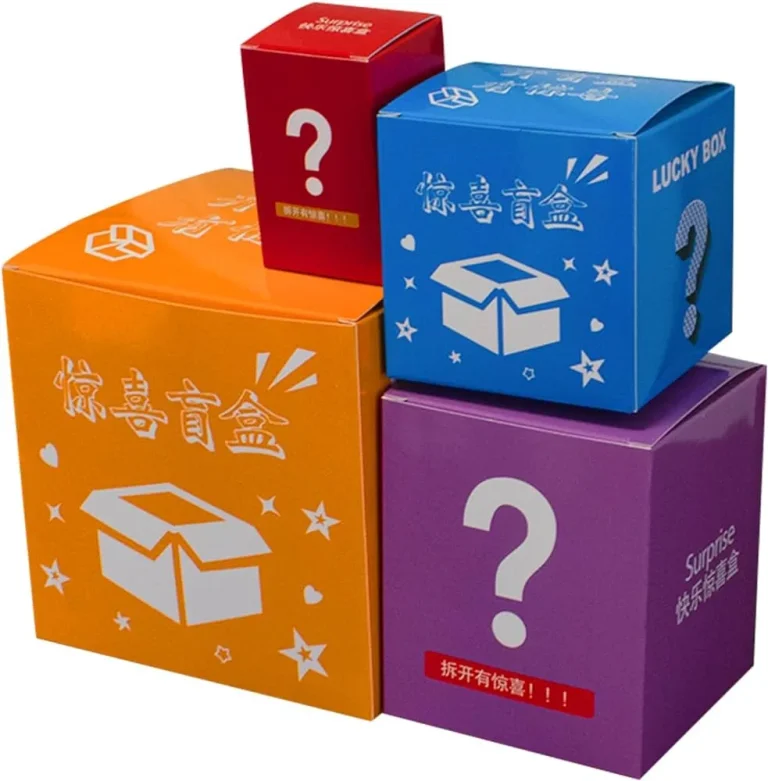 lucky box blind box packaging set