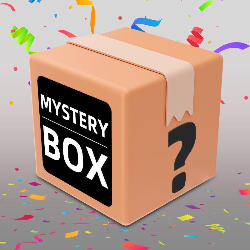 mystery box carton confetti