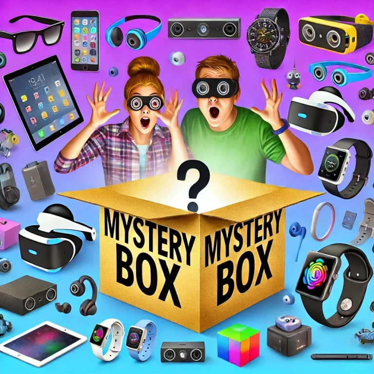 mystery box couple tablets purple