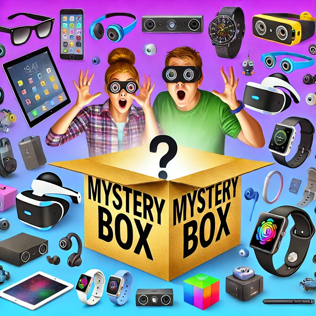 mystery box couple tablets purple