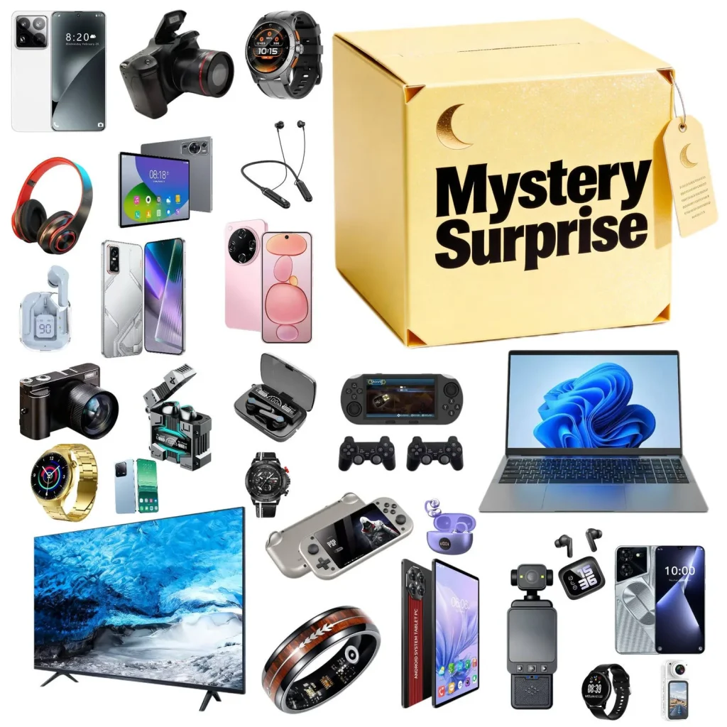mystery box cream carton tag
