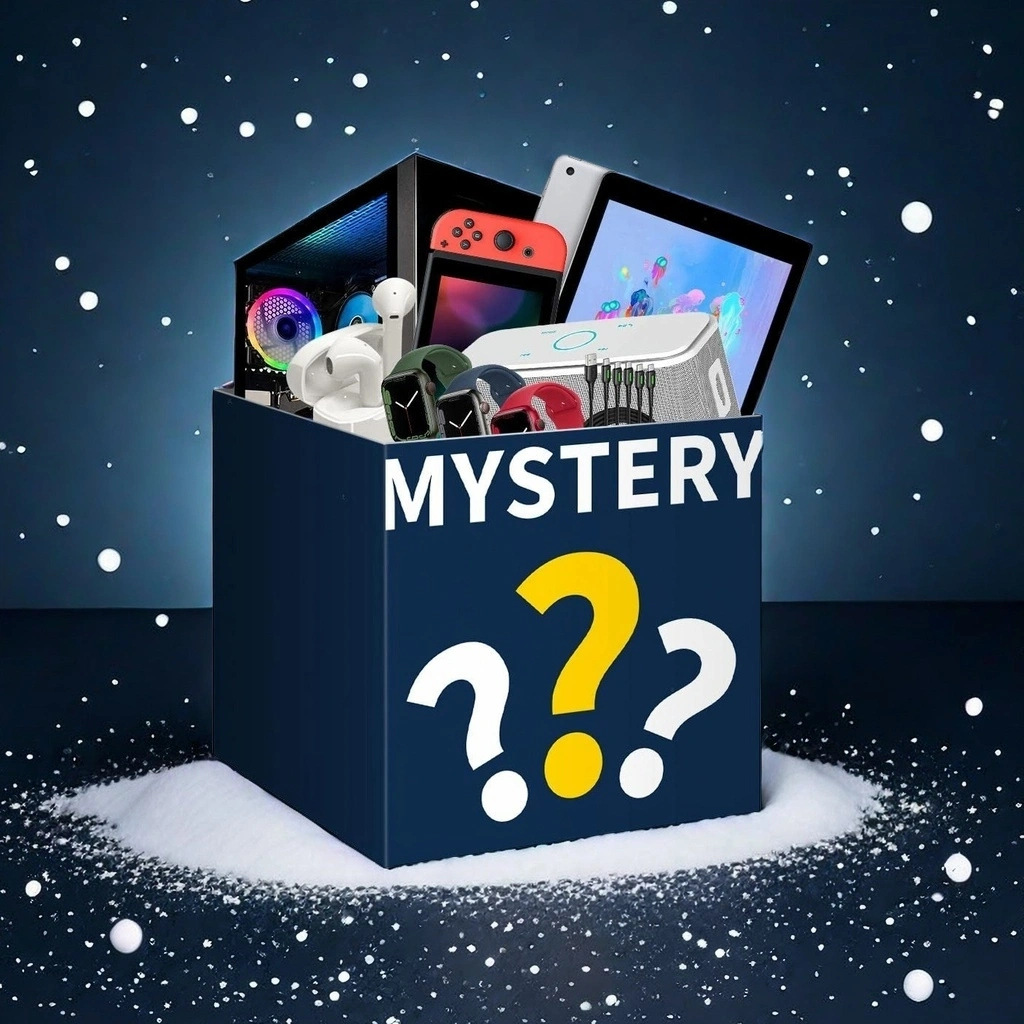 Navy mystery box with electronics in the snow