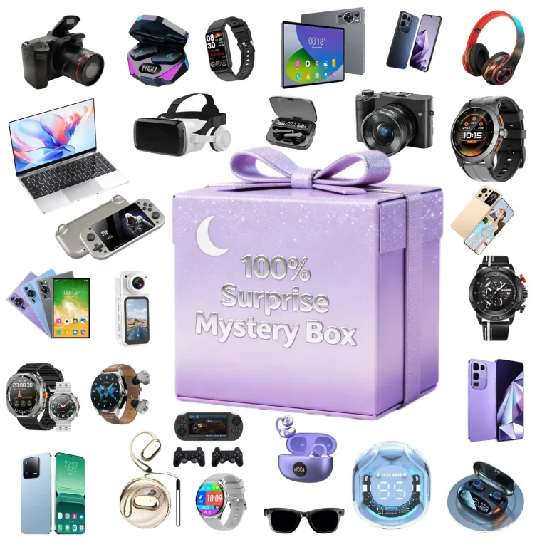 mystery box purple moon gift