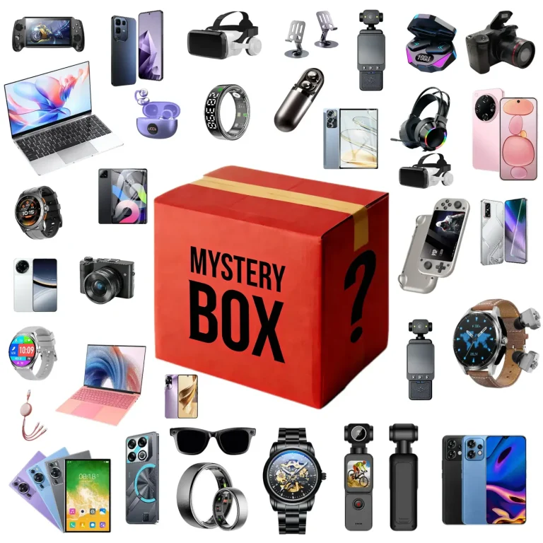 mystery box red carton electronics