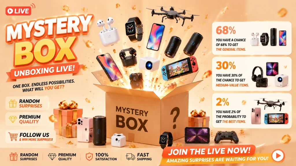online mystery box published odds