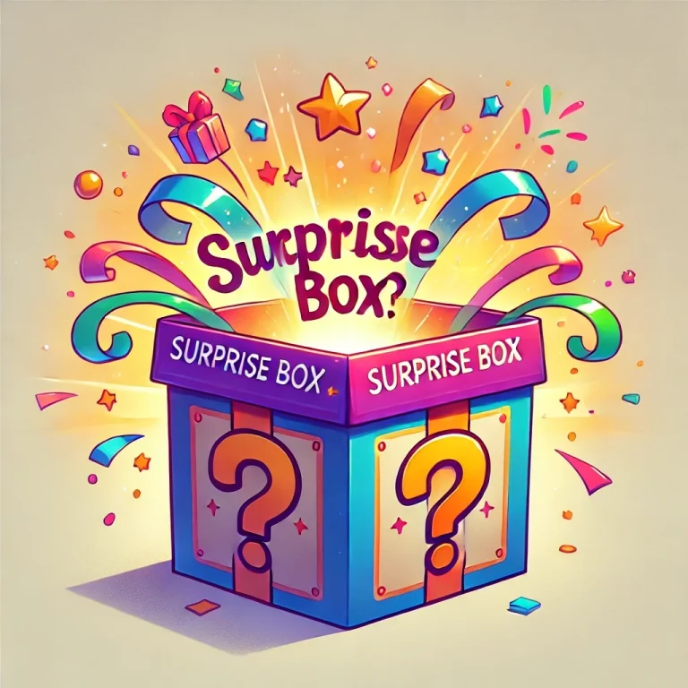 purple surprise box glow