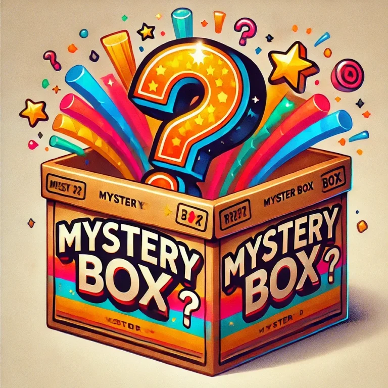 rainbow mystery box banner