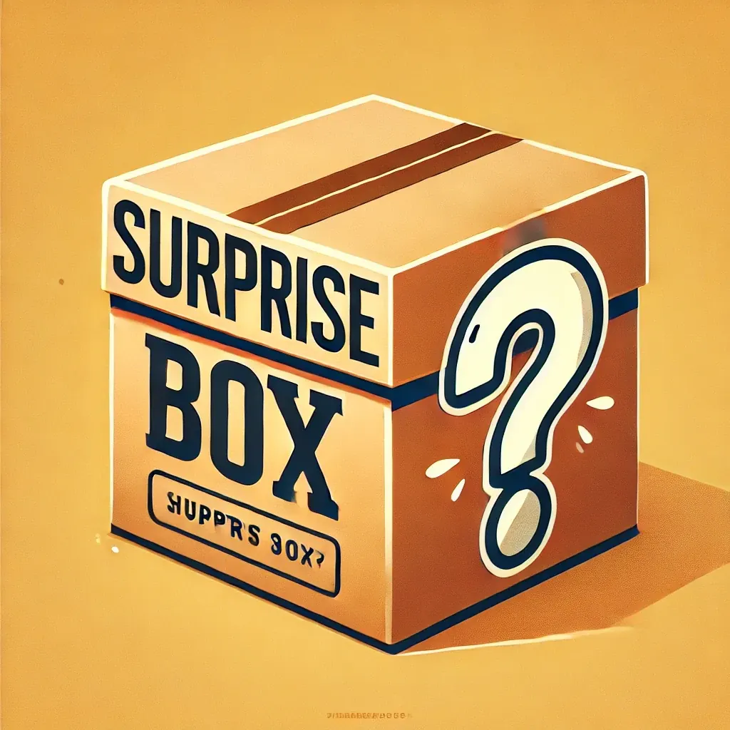 Sealed kraft surprise box carton ready for shipping