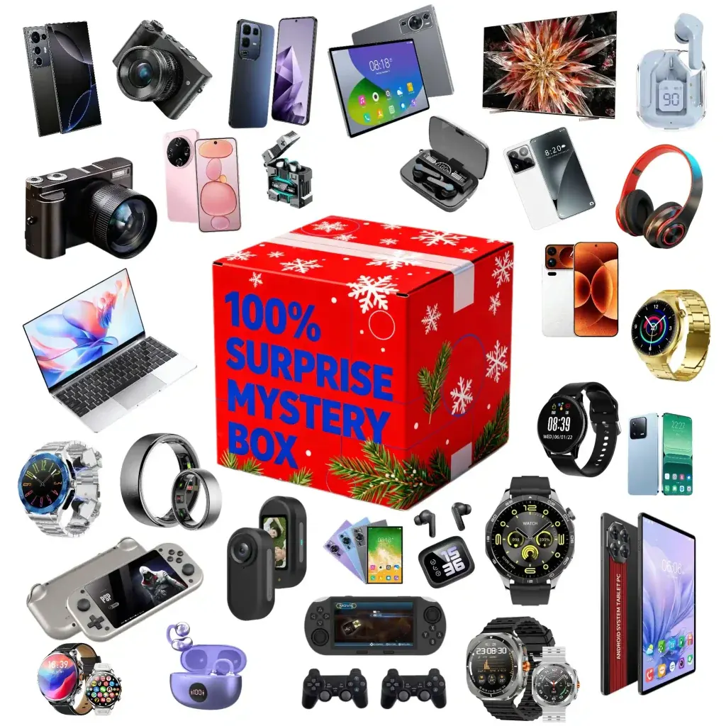 winter delivery electronics mystery box