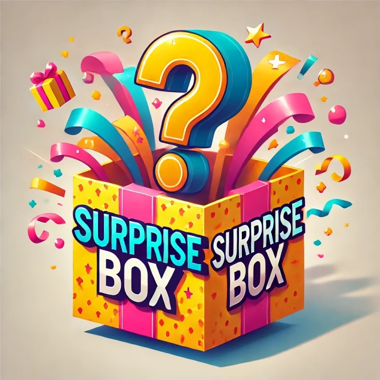 yellow pink surprise box